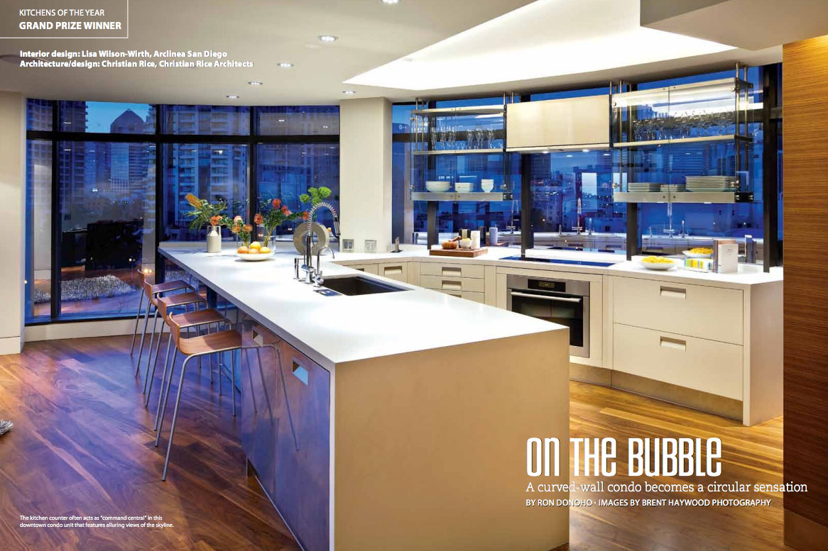 Harbor Club Residence Featured in San Diego Home & Garden Magazine