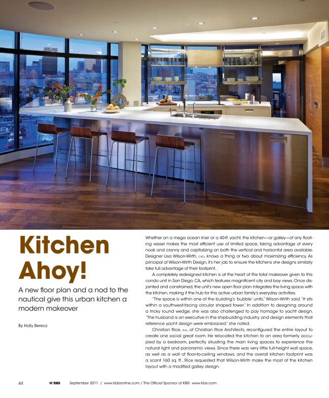 Harbor Club Residence Featured in KBB Magazine