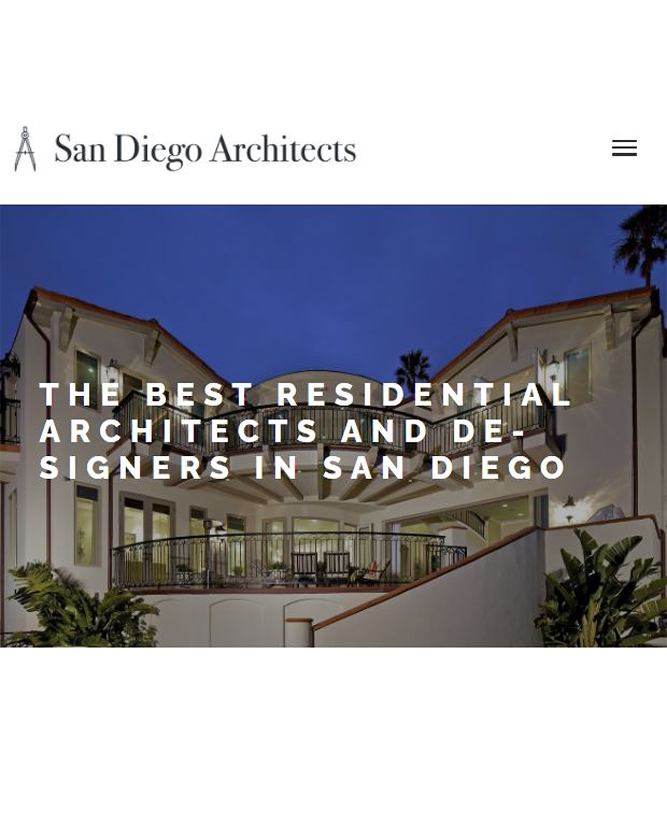 Christian Rice Architects recognized as one of the best residential architects in San Diego